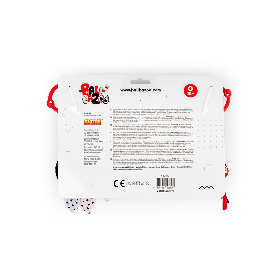 Balibazoo, Zawieszka do wózka - Kontrastowa Krowa (BB82819)