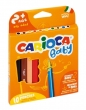 Kredki trójkątne Carioca Baby, 10 kolorów (42819)