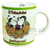 Kubek Sheep 549 `Z Tobą świat jest bez wad!`