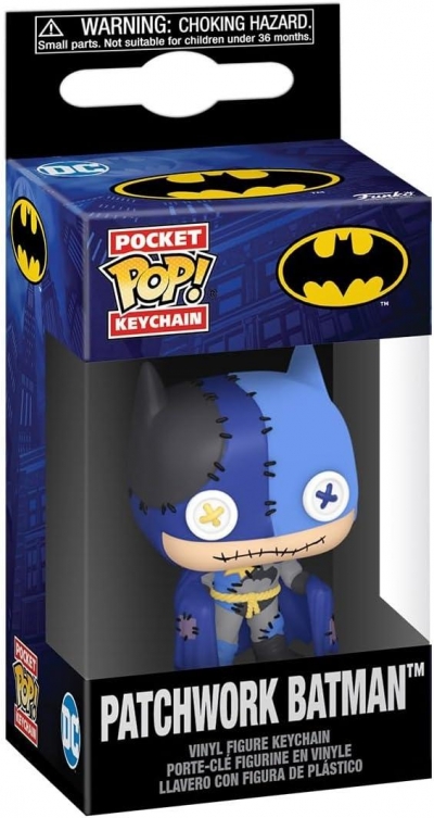 Brelok Pocket Patchwork Batman Funko Pop