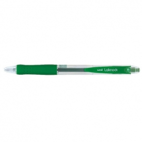 Długopis automatyczny Uni Laknock - zielony (SN-100)
