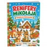 Renifery Mikołaja - kolorowanka