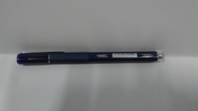 Długopis Beifa Aplus+ żelowy trójkątny niebieski z zatyczką