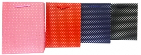Torebka Lux Kropki SET B Duża A4 12 sztuk