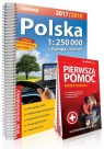 Polska atlas samochodowy 1:250 000 + Pierwsza pomoc - krok po kroku - Opracowanie zbiorowe