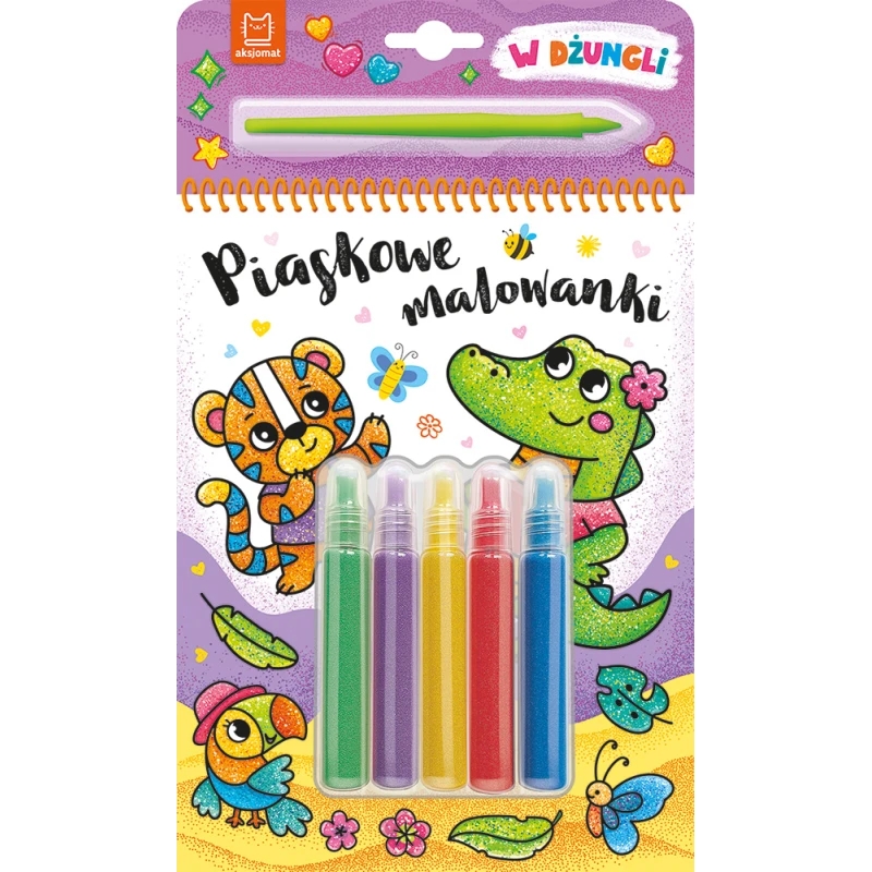 Piaskowe malowanki. W dżungli