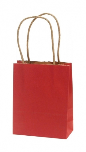 Torba prezentowa creative eko mini czerwona - 10 sztuk