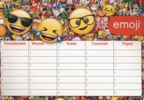 Plan lekcji Emoji 25 sztuk (PLNEM)