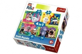 Puzzle 4w1 Sekretne życie zwierzaków domowych 2 (34319)