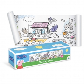 Kolorowanka na rolce - Świnka Peppa Pig
