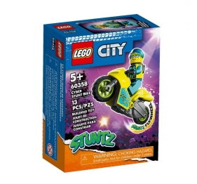 LEGO City: Cybermotocykl kaskaderski (60358)Wiek: 5+