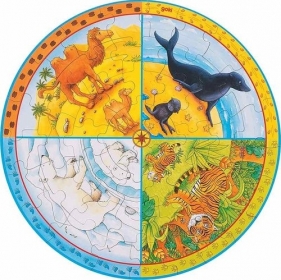 Puzzle XXL: zwierzęta - okrągłe (57719)
