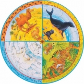 Puzzle XXL: zwierzęta - okrągłe (57719)