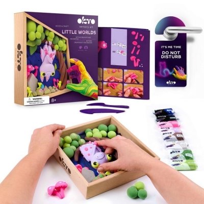 Zestaw DIY z masy plastycznej Mama Troll