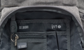 Plecak szkolny St.Right BP-35 - Light Gray Melange