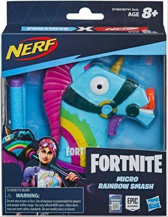 Wyrzutnia Nerf Microshot Fortnite Rainbow Smash (E6741/E7485)