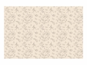 Obrus beżowe Kwiaty 180x120cm