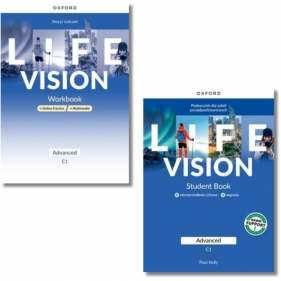 Pakiet: Podręcznik + zeszyt ćwiczeń. Life Vision. Advanced C1. Liceum i technikum. Język angielski. - Paul Kelly, Neil Wood