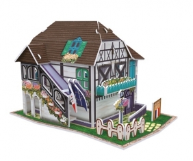 Puzzle 3D: Domki świata - Francja, Flower Shop (306-23120)