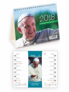 Kalendarz 2018 na biurko - Z papieżem Franciszkiem
