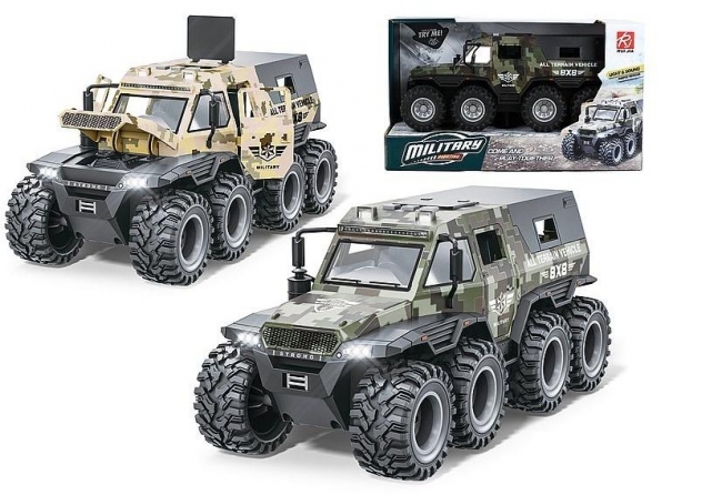 Pojazd wojskowy 8 kołowy światła dźwięk MIX