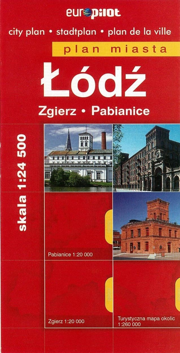 Łódź Zgierz Pabianice plan miasta