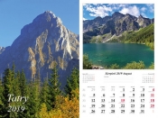 Kalendarz 2019 wieloplanszowy Tatry