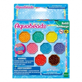 Aquabeads, Zestaw uzupełniający - Koraliki klejnociki (31520)