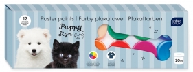 Farby plakatowe Puppy Sign 20ml, 12 kolorów