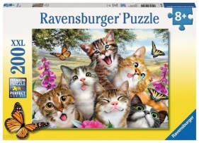 Puzzle 200 XXL Zwariowane koty (12 620 0)