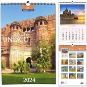 Kalendarz 2024 B3 13 plansz Skarby Unesco
