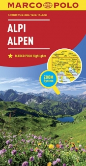 Alpy mapa - Opracowanie zbiorowe