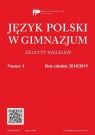 Język Polski w Gimnazjum nr 4 2018/2019 praca zbiorowa