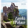 Kalendarz 2020 ścienny kwadrat Zamki i Pałace