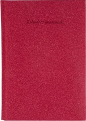 Kalendarz akademicki A5 2020/2021 Natura - Bordowy