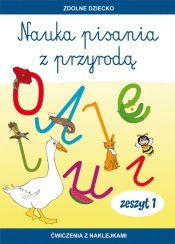 Nauka pisania z przyrodą Zeszyt 1 - Jadwiga Dębowiak