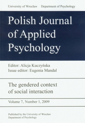 Polish Journal of Applied Psychology