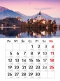 Kalendarz 2022 ścienny 31x23cm - Podróże