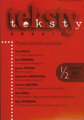 Teksty drugie 1-2/2013 - <br />