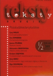 Teksty drugie 1-2/2013 - <br />