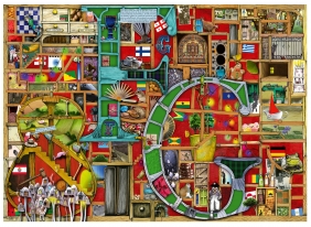 Ravensburger, Puzzle 1000: Niesamowity alfabet F&G (12000120)