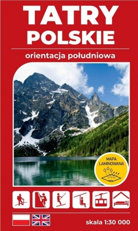 Mapa turystyczna - Tatry Polskie 1:30 000 - Opracowanie zbiorowe