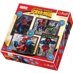 Puzzle Spiderman 4 w 1 (34120)