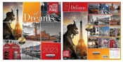 Kalendarz 2023 ścienny Classic City of Dreams