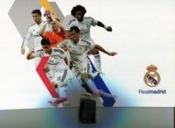 Teczka z rączką A4 Real Madrid biała