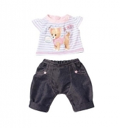 Ubranko dla lalki Baby born Deluxe Outfits z dźwiękiem piesek - <br />