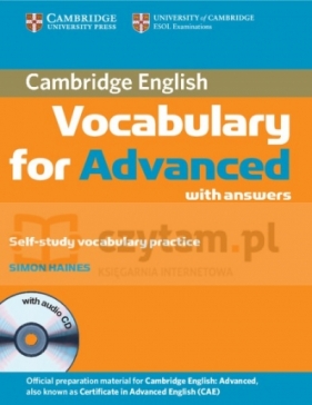 Cambridge Vocabulary for Advanced w/ans and Audio CD - Simon Haines
