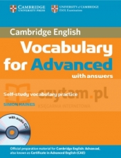Cambridge Vocabulary for Advanced w/ans and Audio CD - Simon Haines
