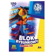 Blok rysunkowy Astra A4/20k 120g/m2, 10 szt.