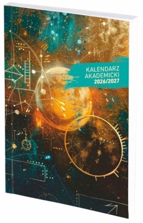 Kalendarz akad. 2016/2027 A5 tyg. PCV Kosmos